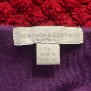 New York & Company Women's Red Sweater